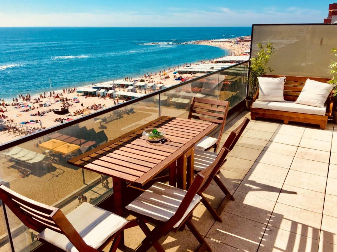 Front Beach Apartment Povoa de Varzim Exterior photo